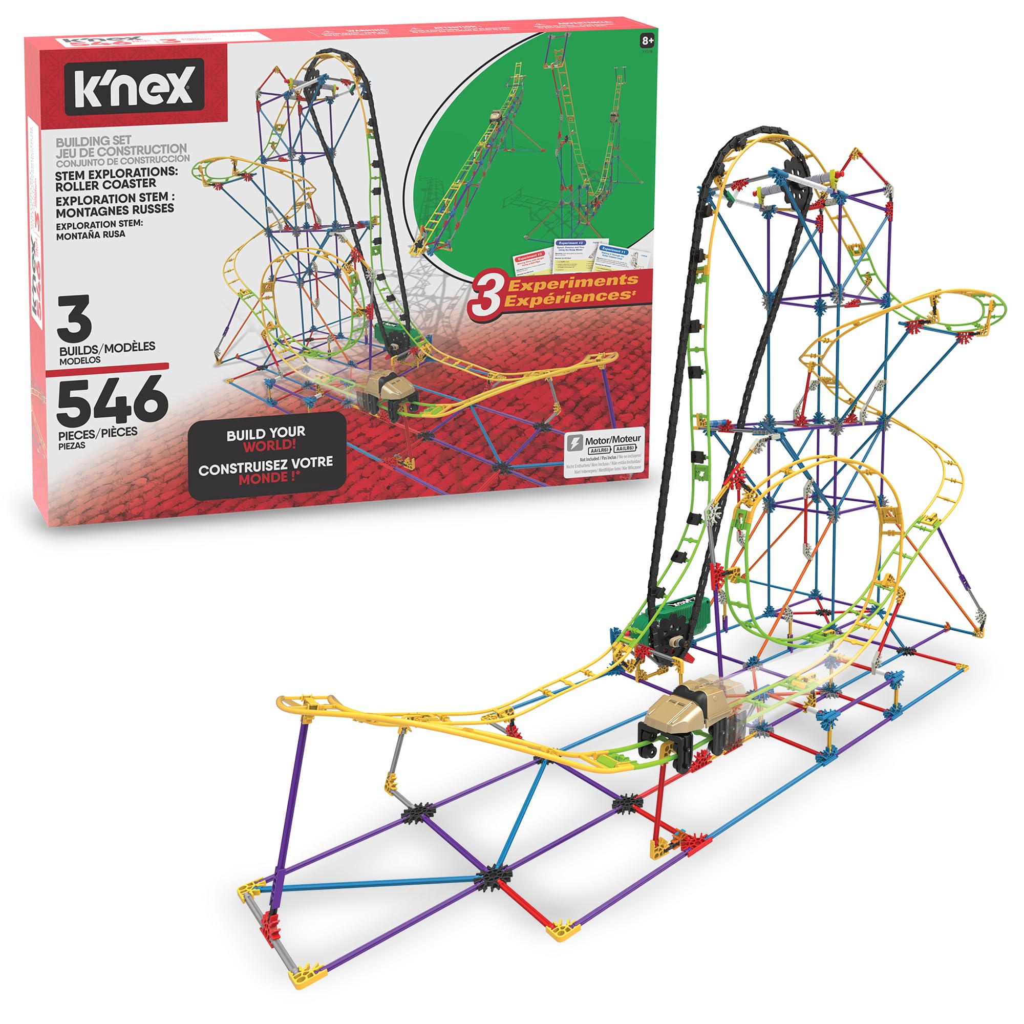Amazon.com: K'NEX Education - STEM Explorations: Roller Coaster